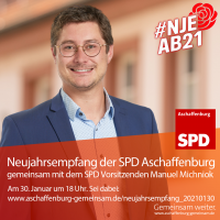 Manuel Michniok, Vorsitzender der SPD Aschaffenburg
